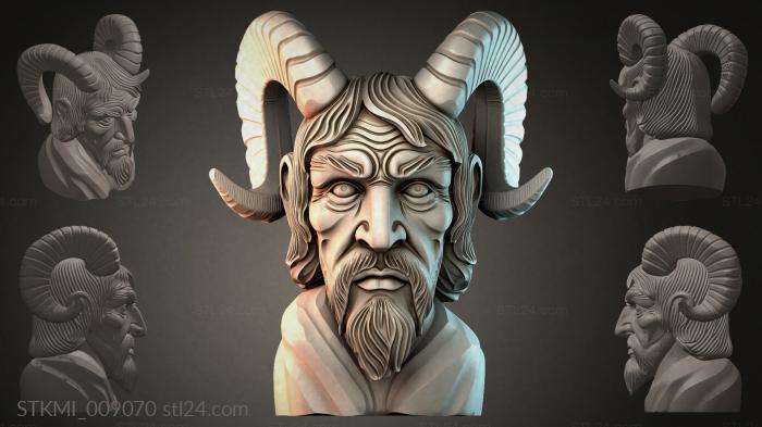 Статуэтки фентези (STKMI_009070) 3D модель для ЧПУ станка