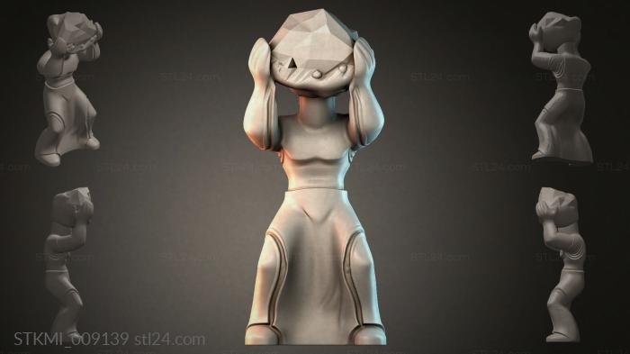 Статуэтки фентези (STKMI_009139) 3D модель для ЧПУ станка