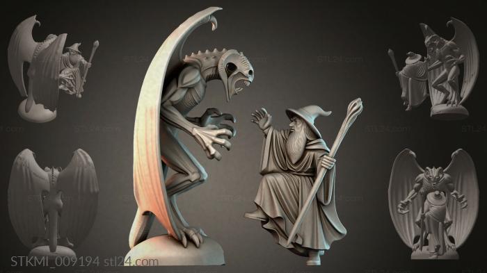 Статуэтки фентези (STKMI_009194) 3D модель для ЧПУ станка