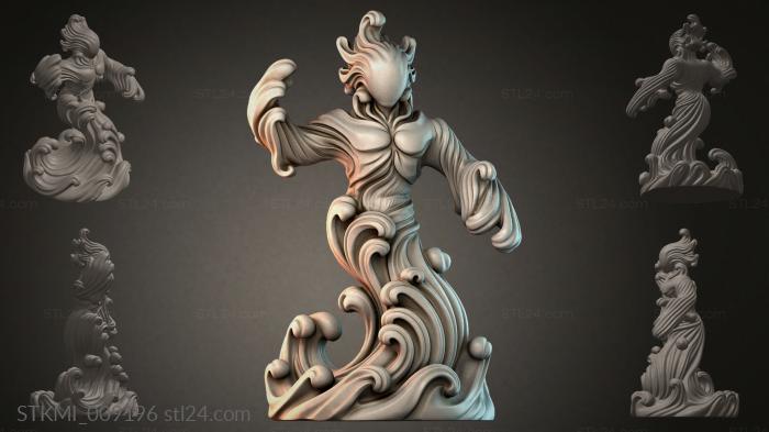 Статуэтки фентези (STKMI_009196) 3D модель для ЧПУ станка