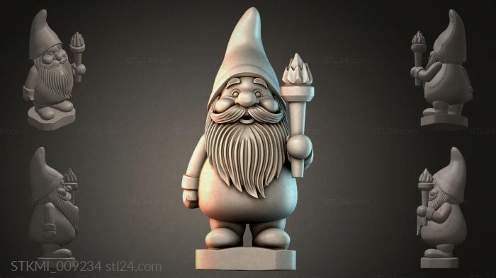 Статуэтки фентези (STKMI_009234) 3D модель для ЧПУ станка