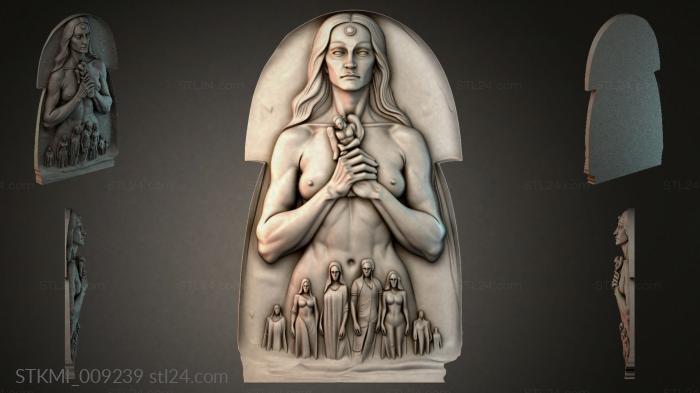 Статуэтки фентези (STKMI_009239) 3D модель для ЧПУ станка