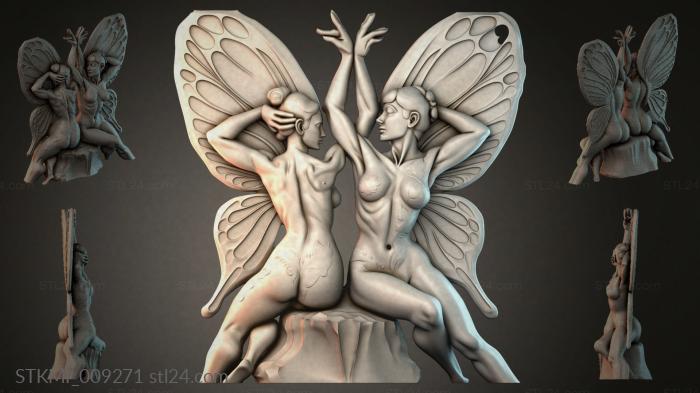 Статуэтки фентези (STKMI_009271) 3D модель для ЧПУ станка