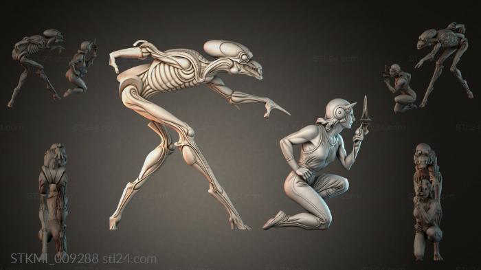 Статуэтки фентези (STKMI_009288) 3D модель для ЧПУ станка