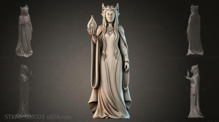 Статуэтки фентези (STKMI_009331) 3D модель для ЧПУ станка