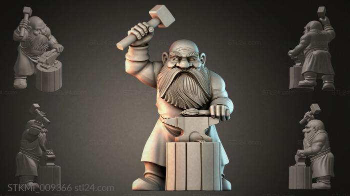 Статуэтки фентези (STKMI_009366) 3D модель для ЧПУ станка