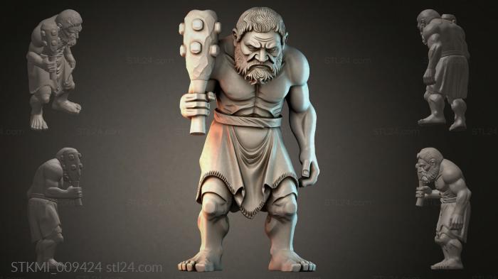 Статуэтки фентези (STKMI_009424) 3D модель для ЧПУ станка
