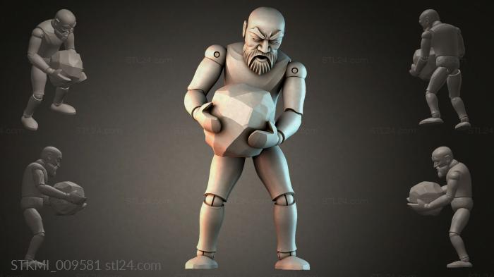 Статуэтки фентези (STKMI_009581) 3D модель для ЧПУ станка