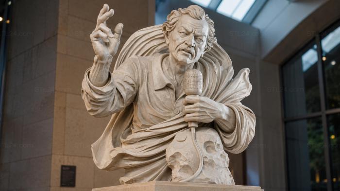 Angel with a Sword Bas-Relief for CNC 3d STL model