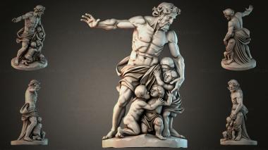 Statues of men (Antique male torso with putti sculpture, STKMJI_000891) 3D models for cnc