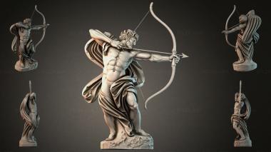 Statues of men (Cupid with a bow and arrow figurine, STKMJI_000905) 3D models for cnc