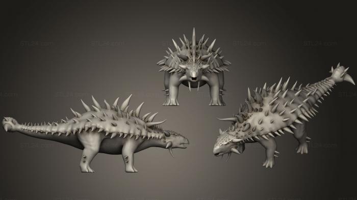 Figurines simple (Anklyo From Ark Survival Evolved, STKPR_0088) 3D models for cnc