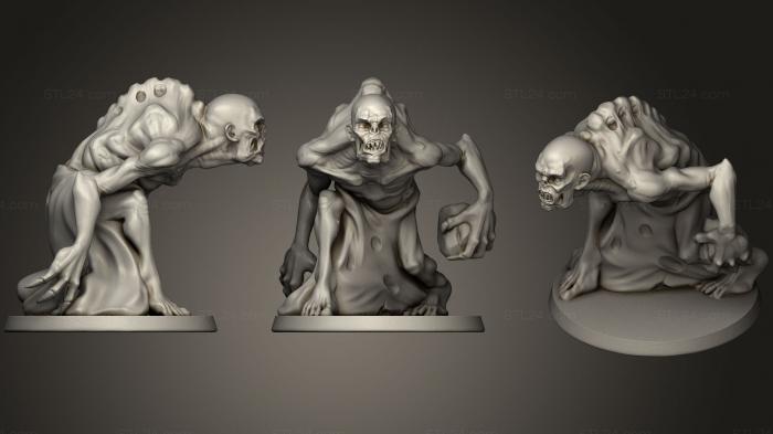 Figurines simple (Another Ghoul By Draigbran, STKPR_0091) 3D models for cnc