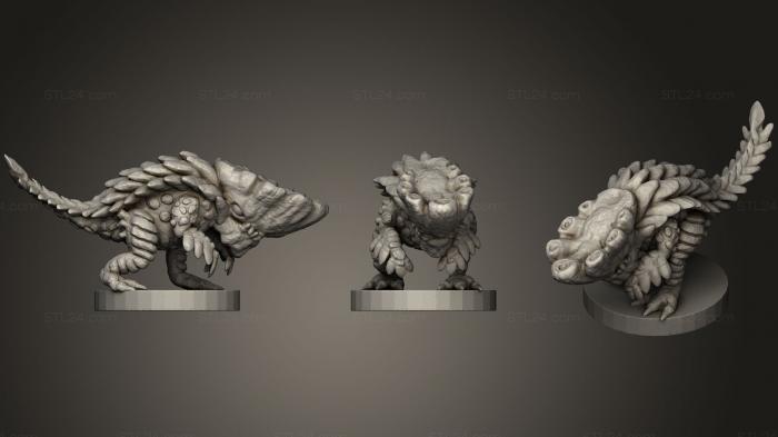 Figurines simple (Barroth (Monster Hunter), STKPR_0126) 3D models for cnc