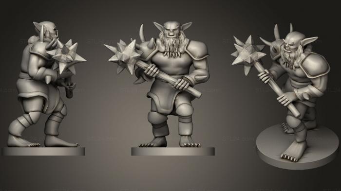 Figurines simple (Bugbear Mini With Tree Supports, STKPR_0188) 3D models for cnc