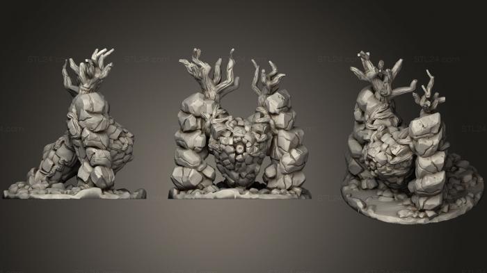 Figurines simple (Earth Golem (Join Our Patreon), STKPR_0407) 3D models for cnc