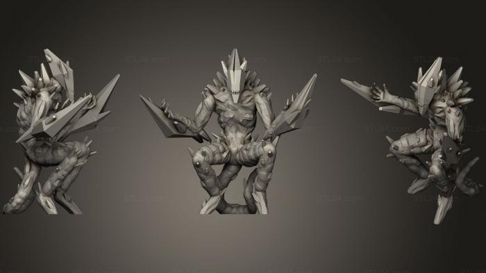 Figurines simple (Gloomhaven Monster Frost Demon, STKPR_0529) 3D models for cnc