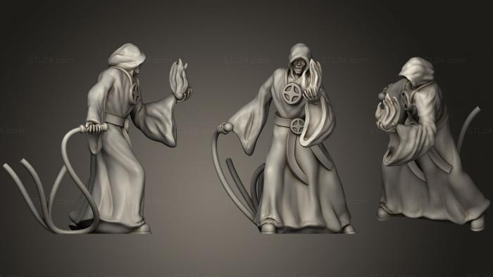Figurines simple (Gloomhaven Jaws Of The Lion Zealot, STKPR_0530) 3D models for cnc