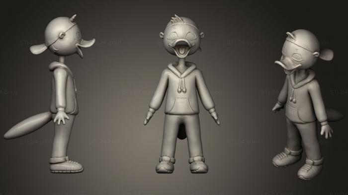 Figurines simple (Humanoid Platypus 0886, STKPR_0671) 3D models for cnc