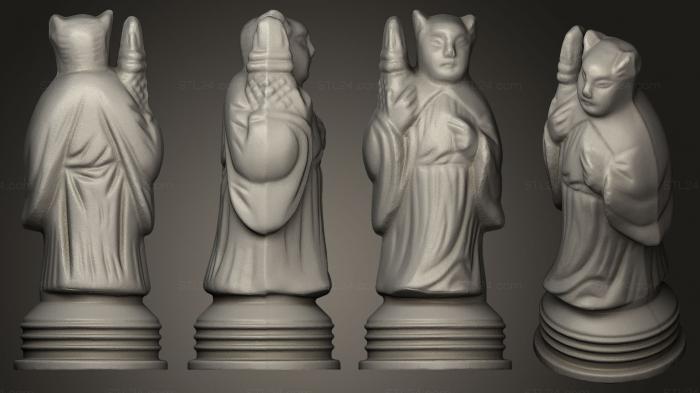 Figurines simple (Jade Chess Pawn [Final, STKPR_0703) 3D models for cnc