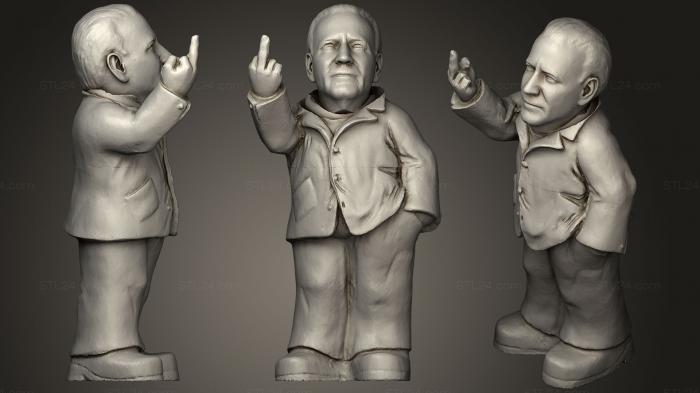 Figurines simple (Joe Biden Best Regards  A Remixed Remix, STKPR_0714) 3D models for cnc