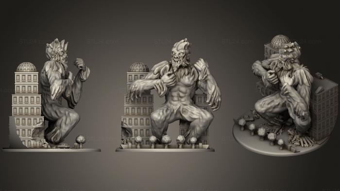 Figurines simple (King Of Tokyo The King Proxy, STKPR_0755) 3D models for cnc
