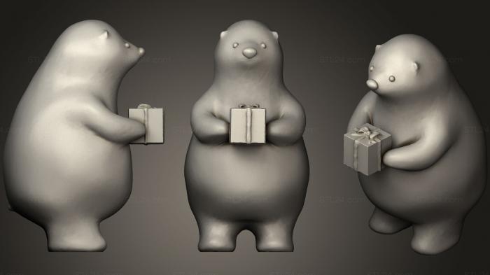 Подарочная коробка Kumaty Cute Little Polar Bears (Зима)