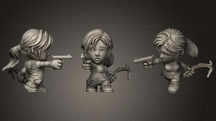 Lara Croft Toon Figurine  Manifold Hollow