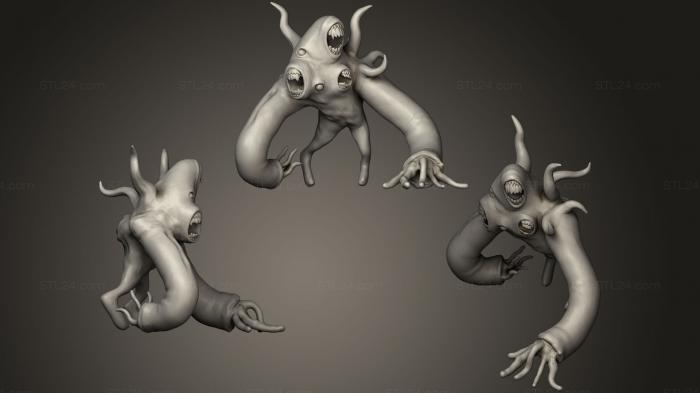 Figurines simple (LOVECRAFTIAN HORROR, STKPR_0818) 3D models for cnc