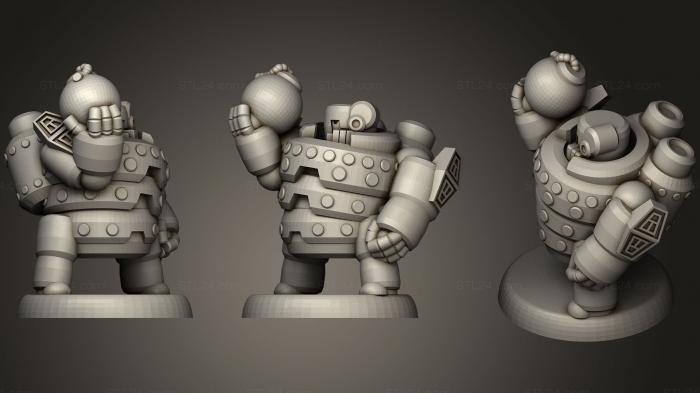 Figurines simple (Netherforged Bombardier, STKPR_0932) 3D models for cnc