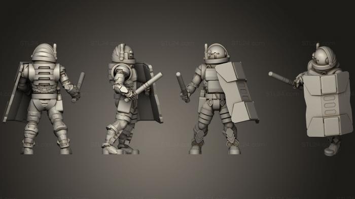 Figurines simple (New Dominion Peacekeeper, STKPR_0935) 3D models for cnc