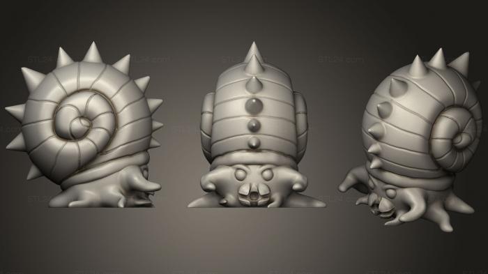 Figurines simple (Omastar omanyte Snails, STKPR_0951) 3D models for cnc