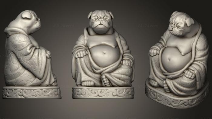 Pug Buddha (Canine Collection)
