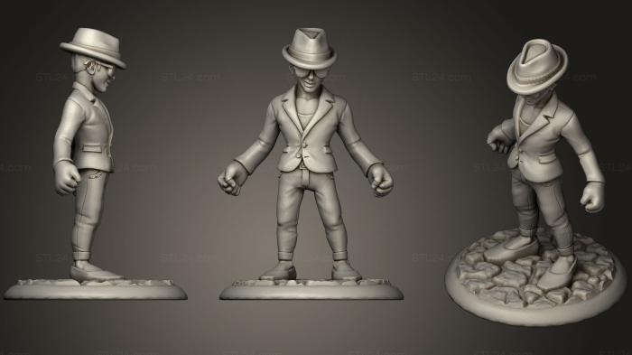 Figurines simple (Sakis Otravez the Dancer, STKPR_1126) 3D models for cnc