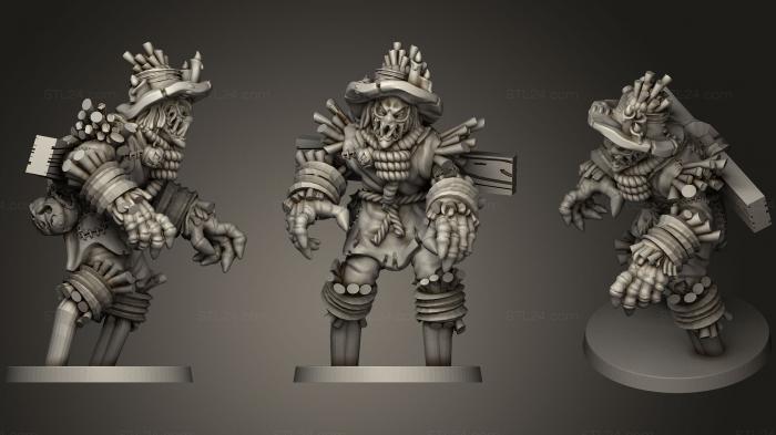 Figurines simple (SCARECROW DARK TOYS, STKPR_1140) 3D models for cnc