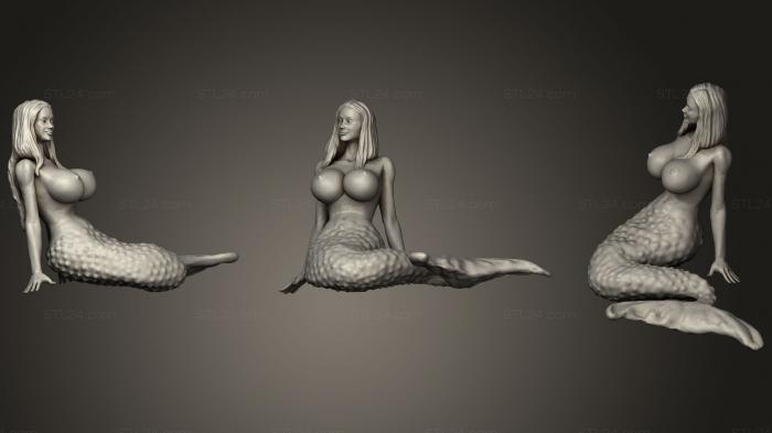 Sexy Sitting Mermaid
