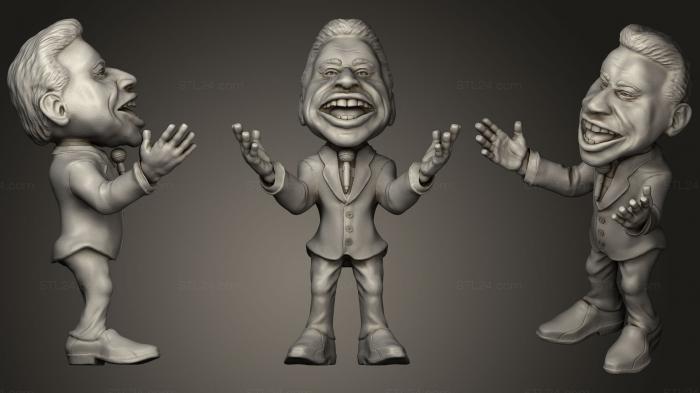 Figurines simple (Silvio Santos Brazilian Show Host, STKPR_1172) 3D models for cnc