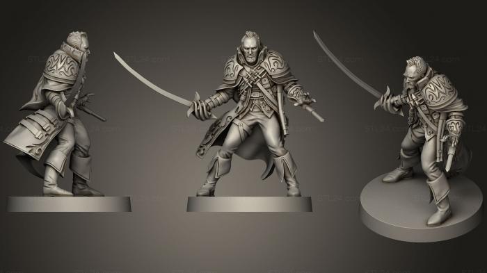 Figurines simple (Sword amp Sorcery19, STKPR_1251) 3D models for cnc