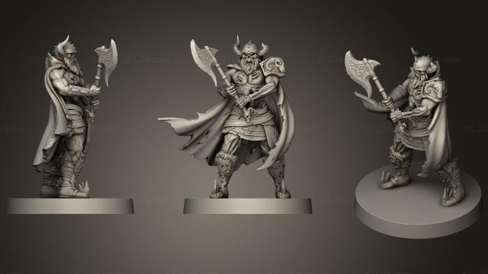 Figurines simple (Sword amp Sorcery145, STKPR_1256) 3D models for cnc