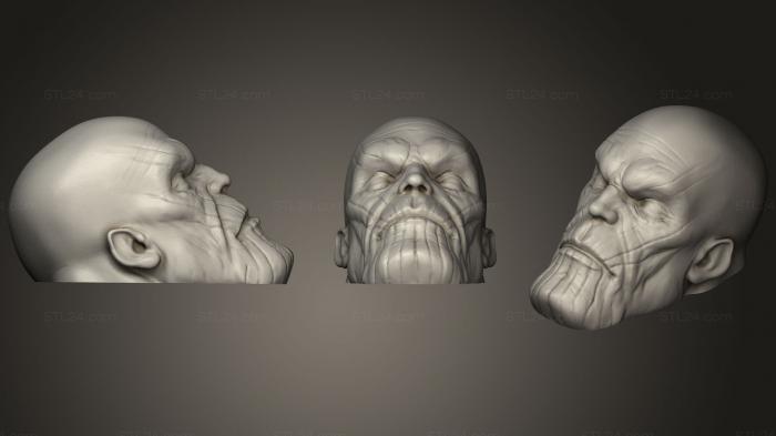 Figurines simple (Thanos Magnet Fridge, STKPR_1272) 3D models for cnc