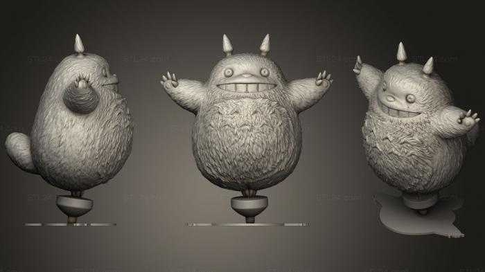 Figurines simple (Totoro(My Neighbor Totoro) (1), STKPR_1308) 3D models for cnc