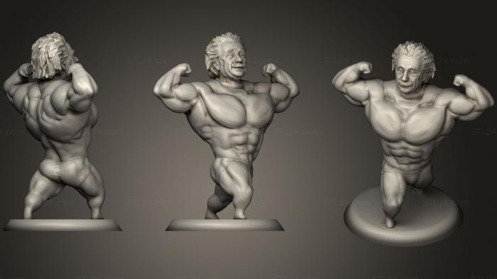 Ultra Swole Einstein Bodybuilder