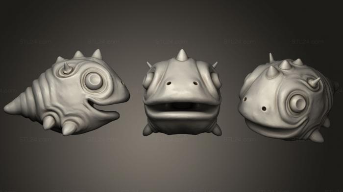 Cute wormfish fantasy creatureoriginal concept