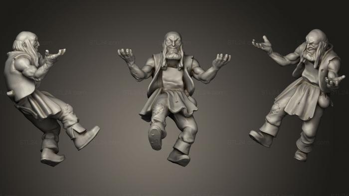 Figurines simple (Ian Mc Kellen The Lord of the Rings, STKPR_1451) 3D models for cnc