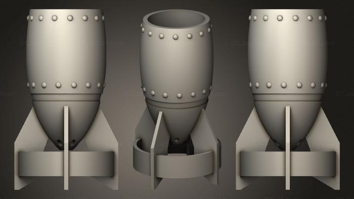Статуэтки упрощенные (Взрывная лампа, STKPR_1599) 3D модель для ЧПУ станка
