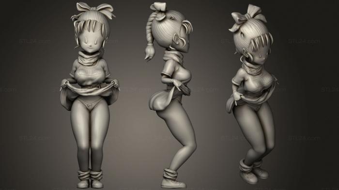 Figurines simple (Bulma Sexy v2, STKPR_1610) 3D models for cnc