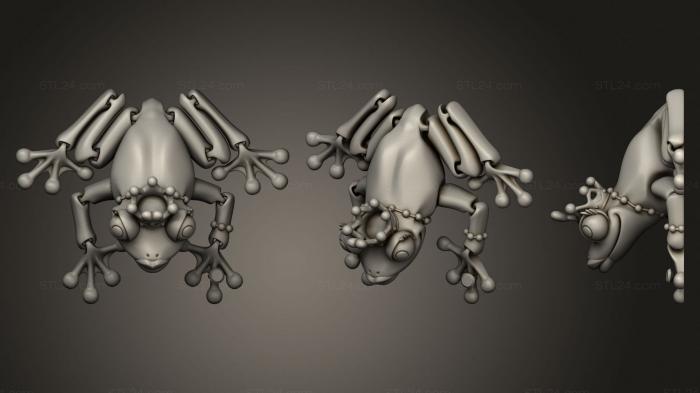 Статуэтки упрощенные (Флекси на месте принца-лягушки и принцессы 22, STKPR_1769) 3D модель для ЧПУ станка