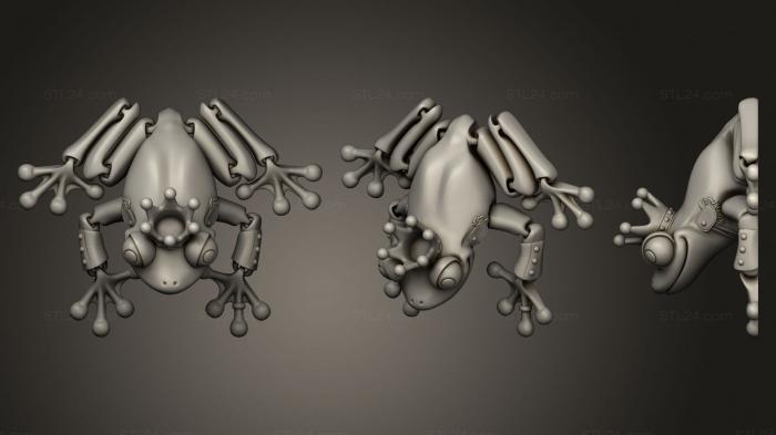 Figurines simple (Flexi in place frog prince and princess, STKPR_1770) 3D models for cnc