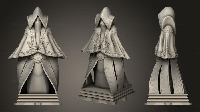 Figurines simple (Foreigner Class Chess Piece, STKPR_1782) 3D models for cnc