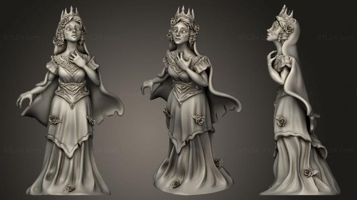 Figurines simple (Ghost lady, STKPR_1806) 3D models for cnc